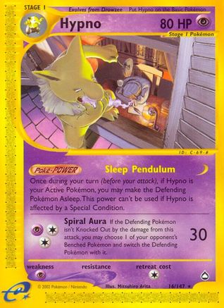 Hypno (AQ-016) (Reverse Holofoil)