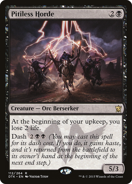 Pitiless Horde (DTK-112) (Foil)