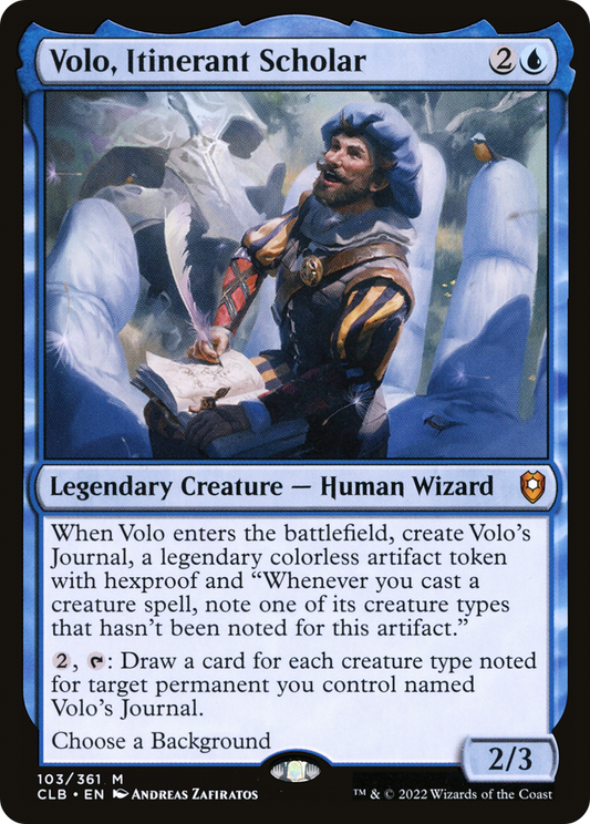 Volo, Itinerant Scholar (CLB-103)