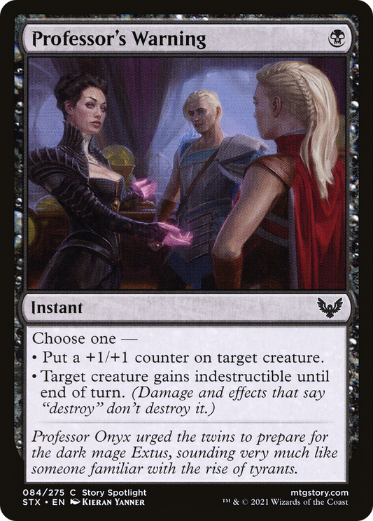 Professor's Warning (STX-084)