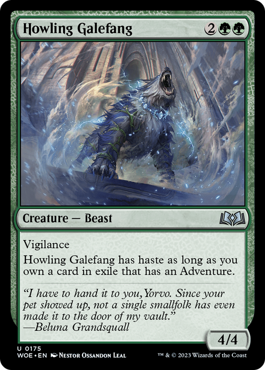 Howling Galefang (WOE-175) (Foil)