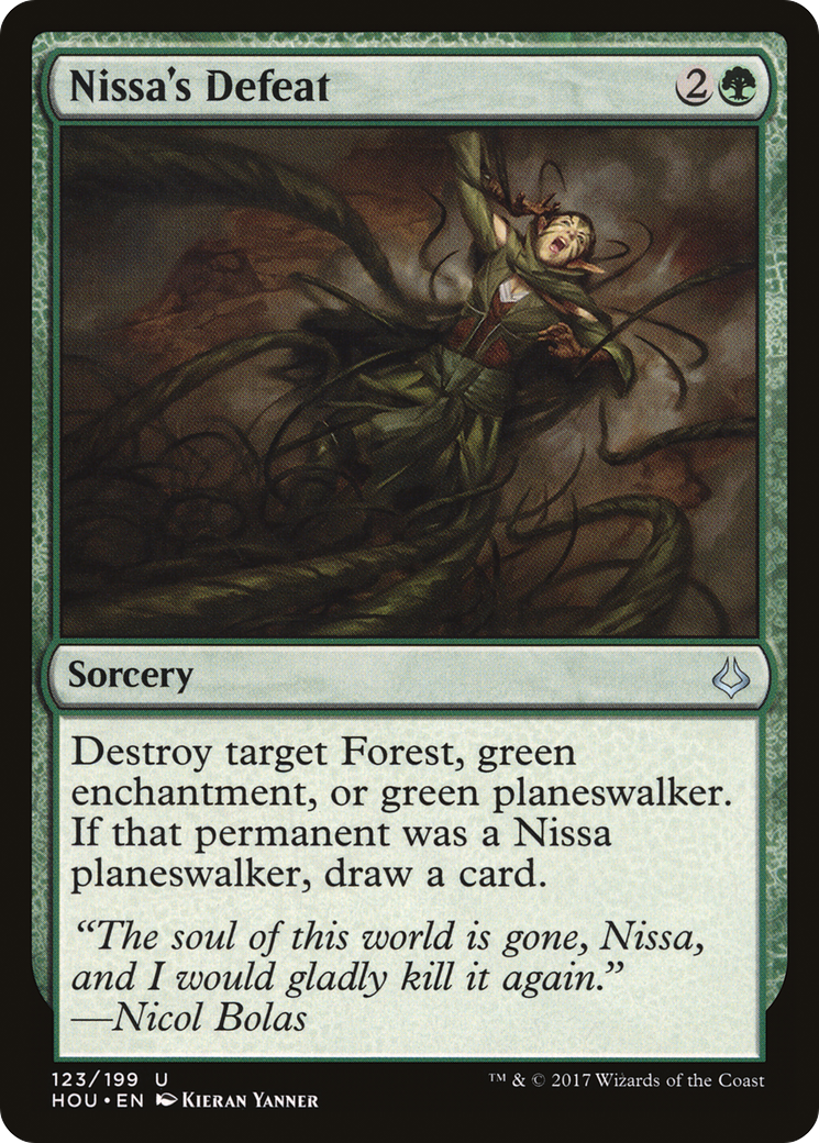 Nissa's Defeat (HOU-123) (Foil)