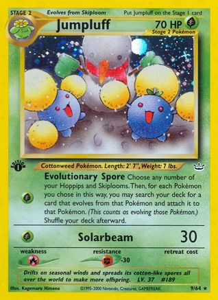 Jumpluff (N3-009) (Unlimited Holofoil)