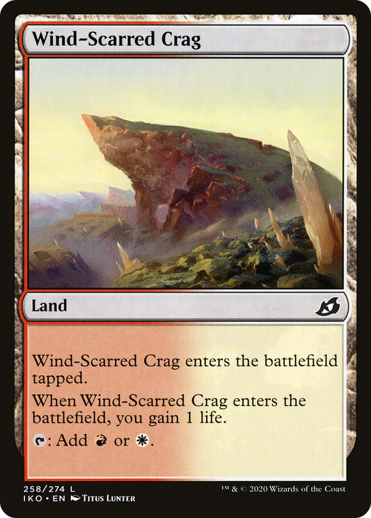 Wind-Scarred Crag (IKO-258) (Foil)