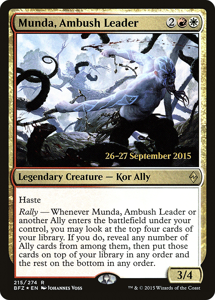 Munda, Ambush Leader (PRE-215S) (Foil)