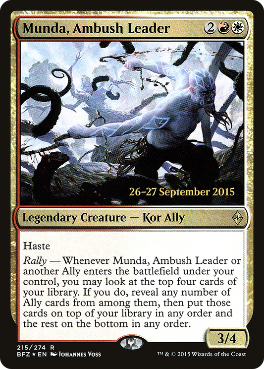 Munda, Ambush Leader (PRE-215S) (Foil)