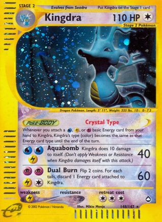 Kingdra (148) (AQ-148) (Holofoil)