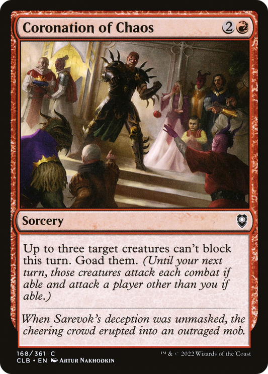 Coronation of Chaos (CLB-168) (Foil)