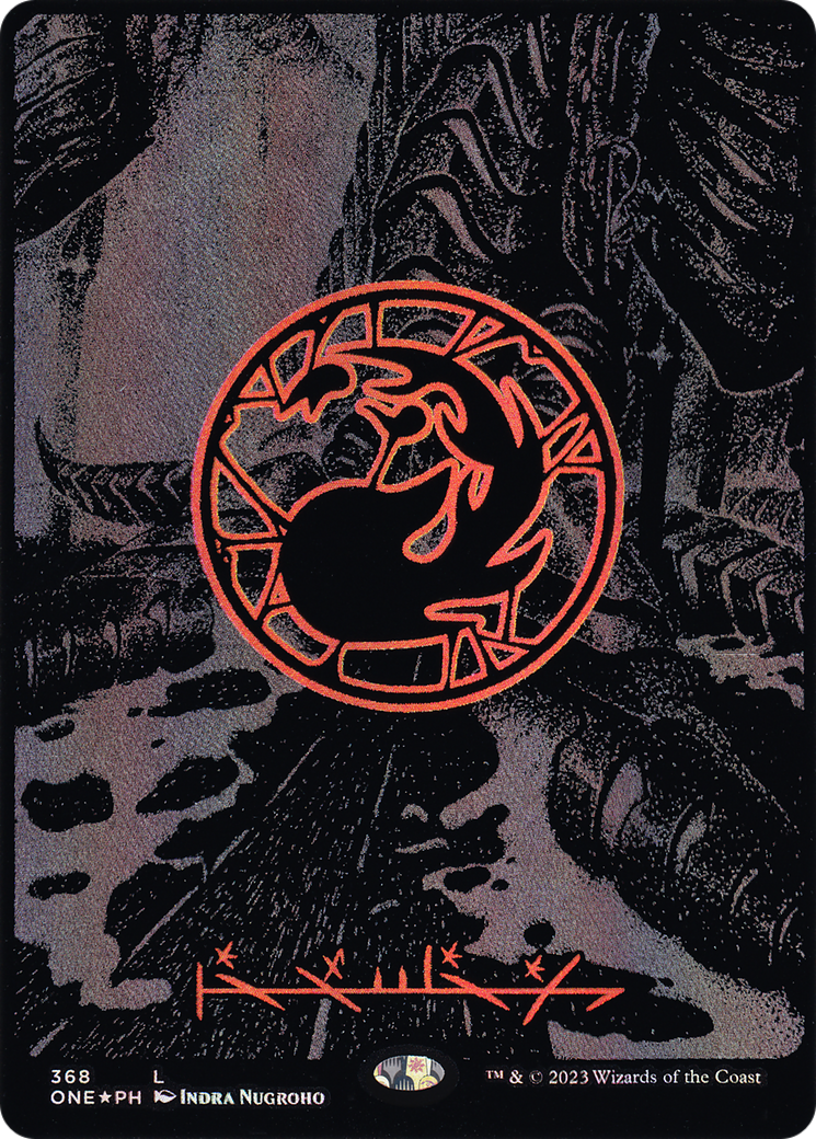 Mountain (ONE-368) (Borderless) (Raised Foil)