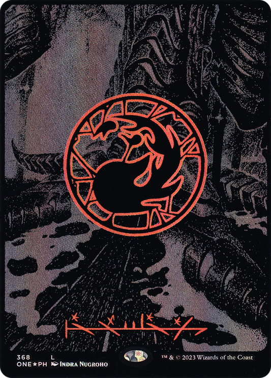 Mountain (ONE-368) (Borderless) (Raised Foil)