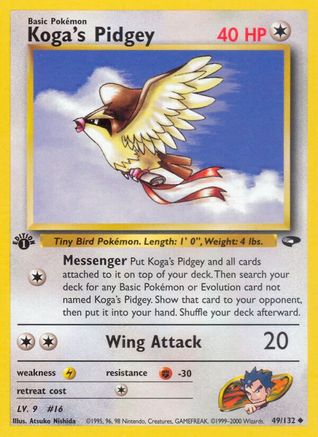 Koga's Pidgey (49) (G2-049) (1st Edition)