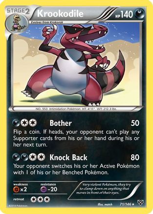 Krookodile (XY-) (Reverse Holofoil)