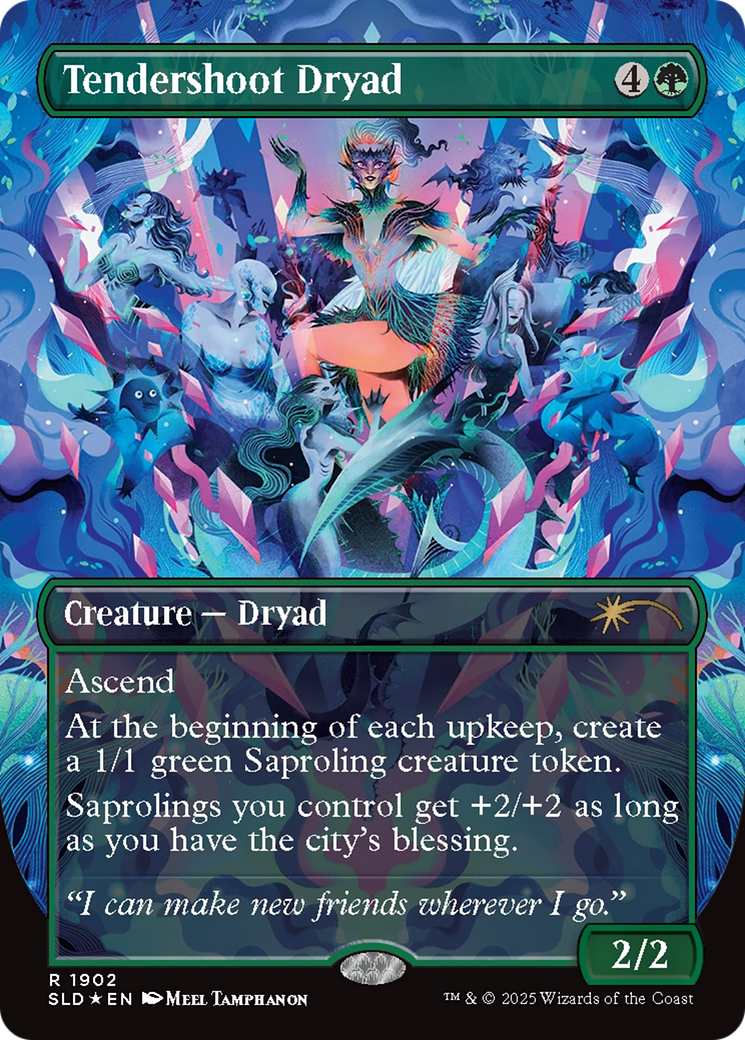 Tendershoot Dryad (SLD-1902) (Borderless) (Foil)