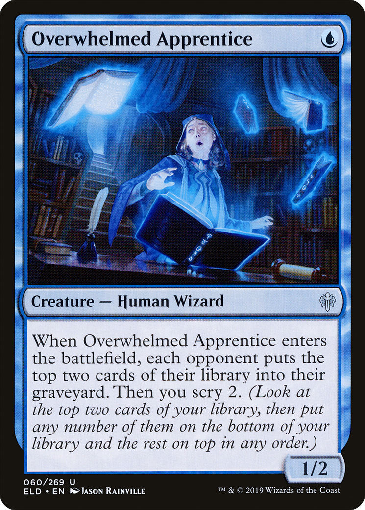 Overwhelmed Apprentice (ELD-060) (Foil)