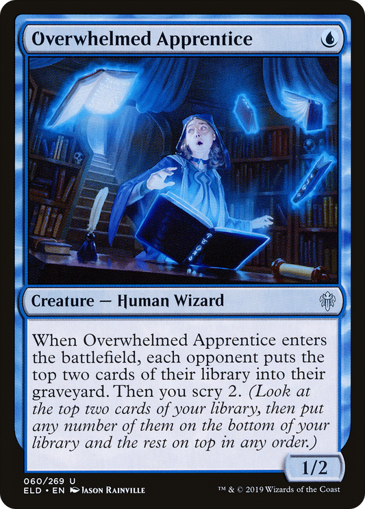 Overwhelmed Apprentice (ELD-060) (Foil)