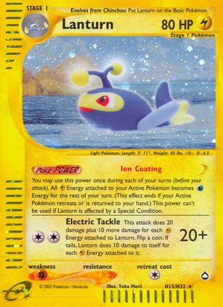 Lanturn (H15) (AQ-H15) (Holofoil)