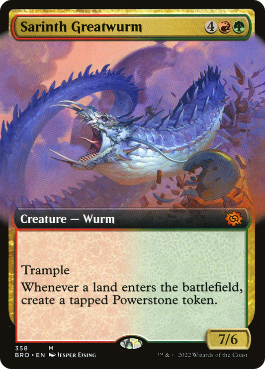 Sarinth Greatwurm (BRO-358) (Extended Art)