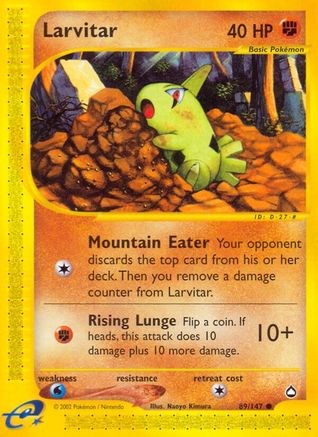 Larvitar (AQ-089) (Reverse Holofoil)