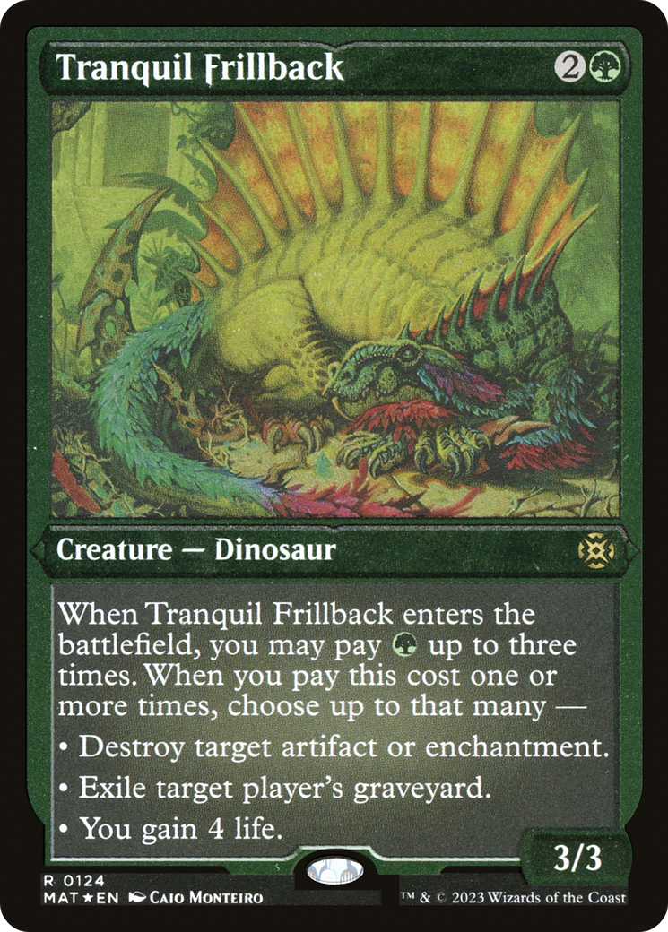 Tranquil Frillback (MAT-124) (Etched Foil)