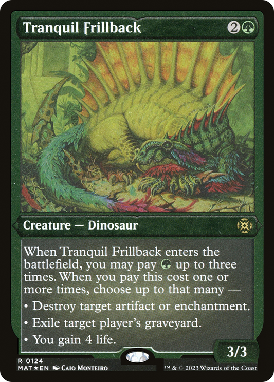Tranquil Frillback (MAT-124) (Etched Foil)