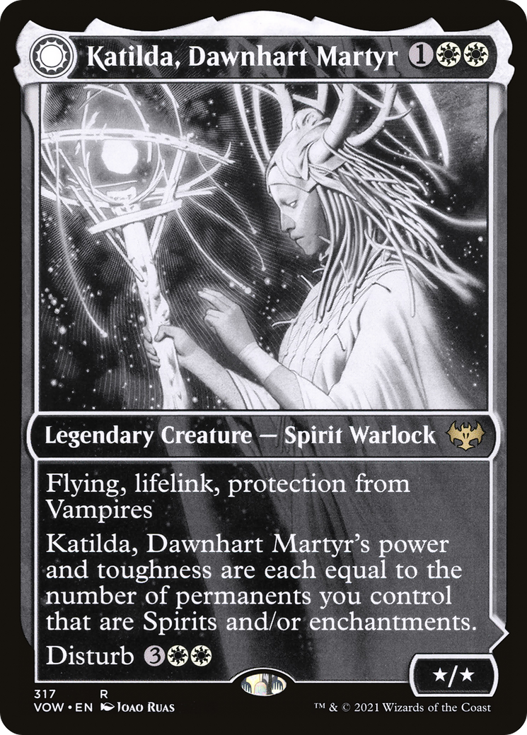 Katilda, Dawnhart Martyr // Katilda's Rising Dawn (VOW-317) (Showcase) (Foil)
