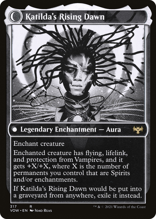 Katilda, Dawnhart Martyr // Katilda's Rising Dawn (VOW-317) (Showcase) (Foil)