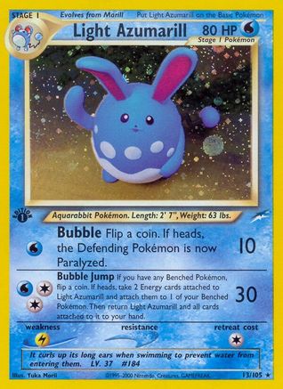 Light Azumarill (N4-013) (Unlimited Holofoil)