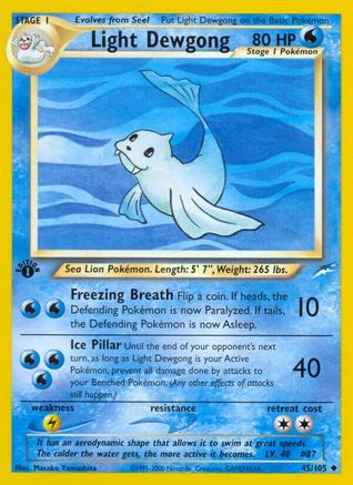 Light Dewgong (N4-045) (1st Edition)