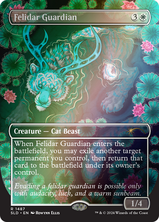 Felidar Guardian (SLD-1487★) (Borderless) (Foil)