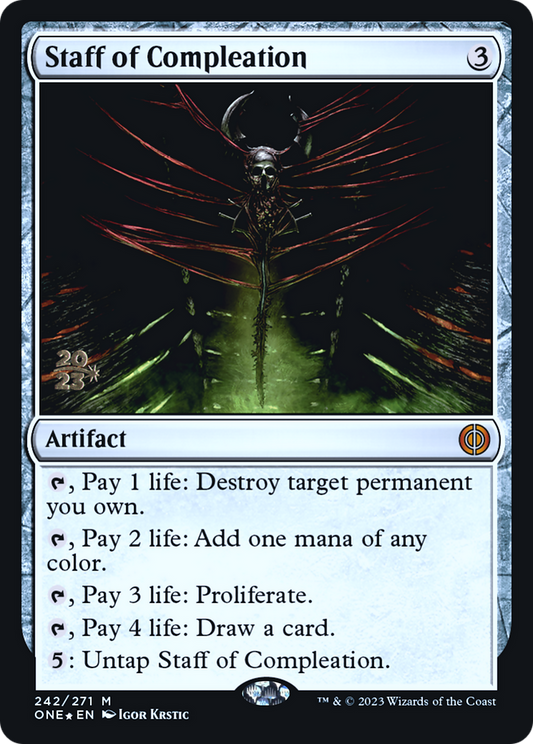 Staff of Compleation (PRE-242S) (Foil)