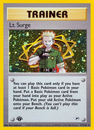 Lt. Surge (17) (G1-017) (1st Edition Holofoil)