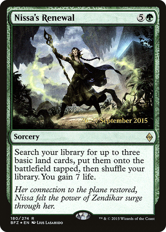 Nissa's Renewal (PRE-180S) (Foil)