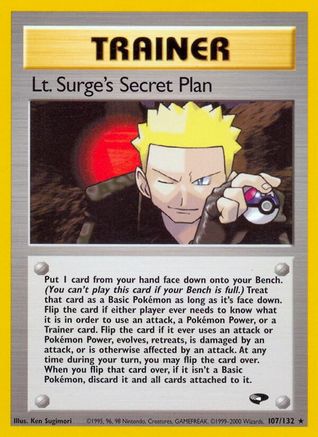 Lt. Surge's Secret Plan (G2-107) (Unlimited)