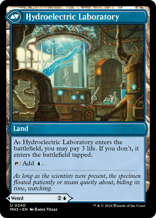 Hydroelectric Specimen // Hydroelectric Laboratory (MH3-240)