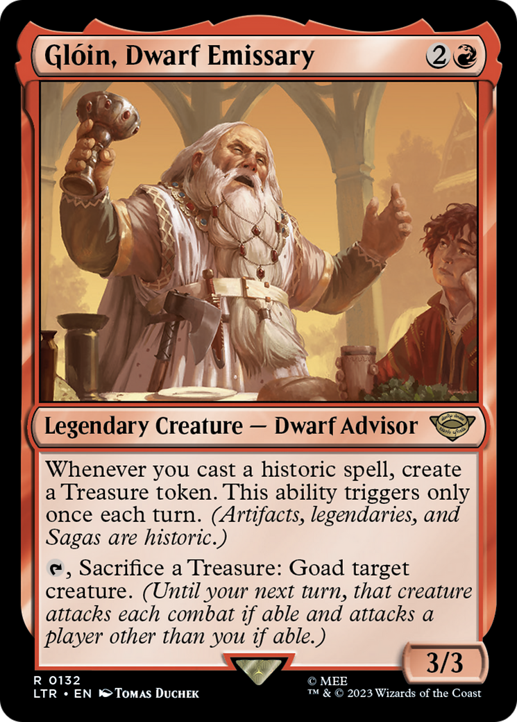 Glóin, Dwarf Emissary (LTR-132) (Foil)