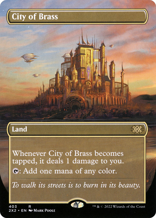 City of Brass (2X2-403) (Borderless) (Foil)