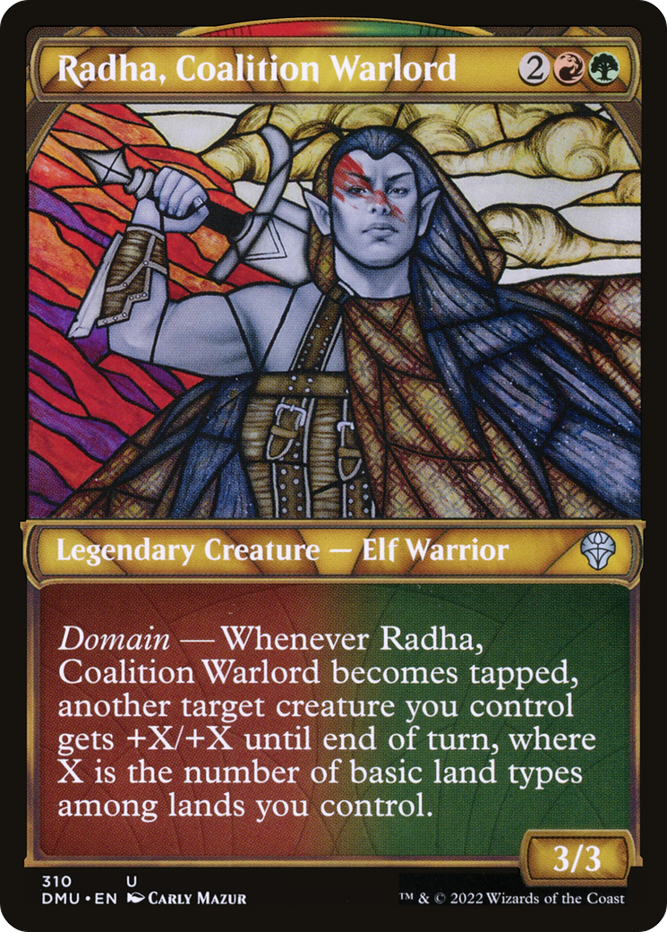 Radha, Coalition Warlord (DMU-310) (Showcase) (Foil)