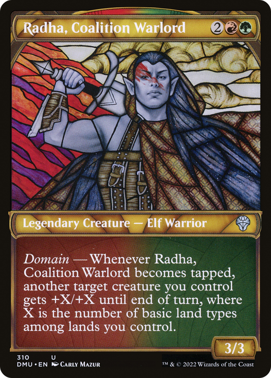 Radha, Coalition Warlord (DMU-310) (Showcase) (Foil)