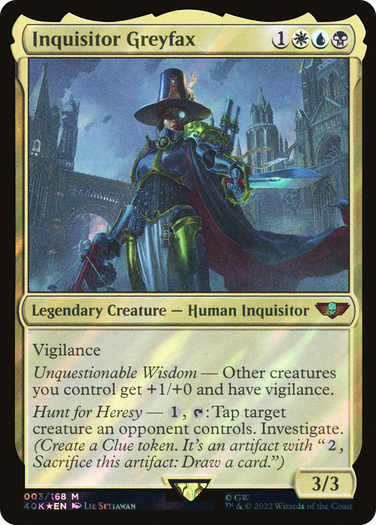 Inquisitor Greyfax (40K-003) (Surge Foil)