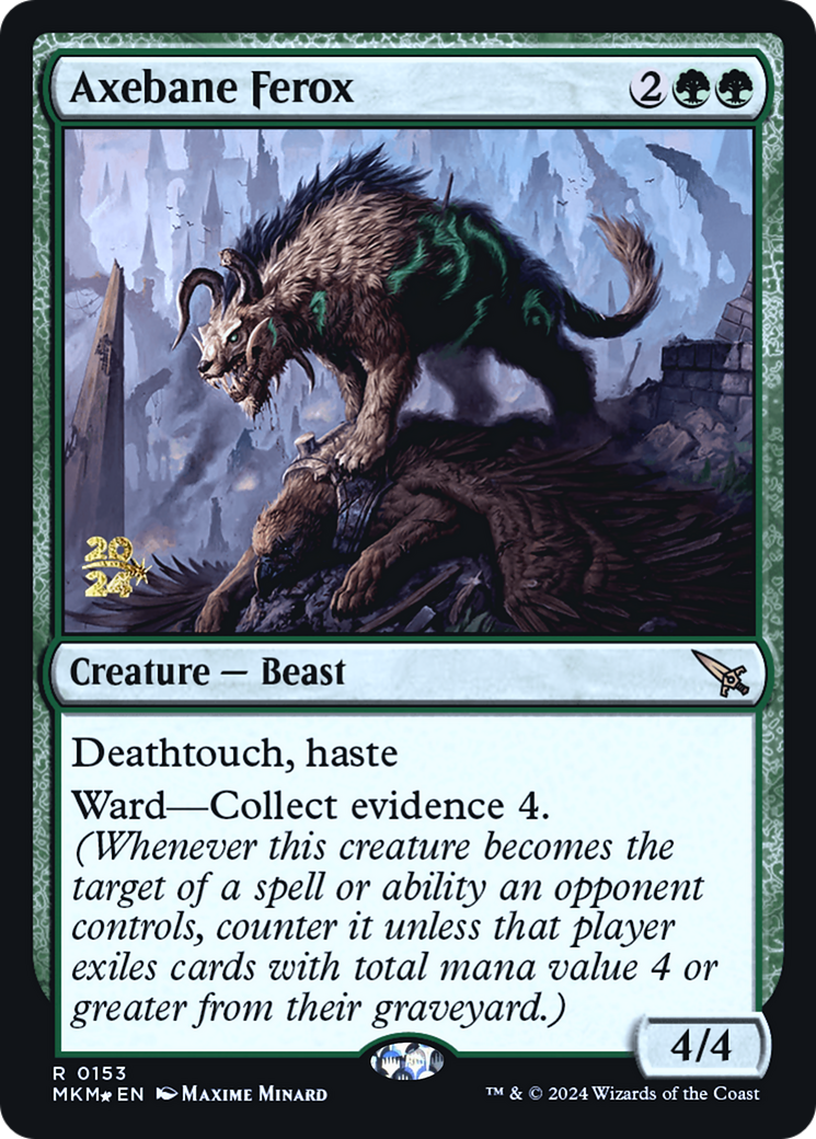 Axebane Ferox (PRE-153S) (Foil)