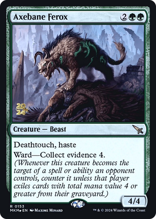 Axebane Ferox (PRE-153S) (Foil)