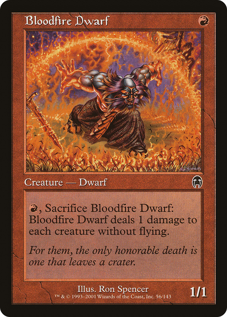 Bloodfire Dwarf (APC-056) (Foil)