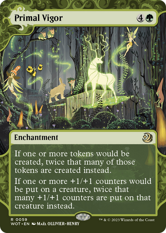 Primal Vigor (WOT-059) (Showcase) (Borderless) (Foil)
