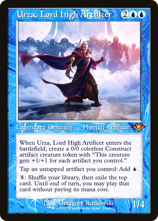 Urza, Lord High Artificer (MH1-011) (Etched Foil)