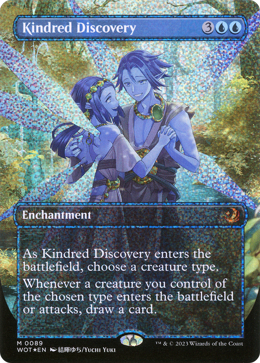 Kindred Discovery (WOT-089) (Borderless) (Confetti Foil)
