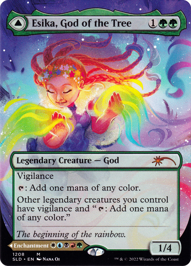 Esika, God of the Tree // The Prismatic Bridge (SLD-1208) (Borderless)