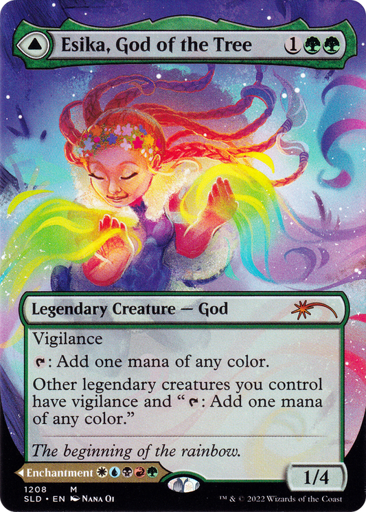 Esika, God of the Tree // The Prismatic Bridge (SLD-1208) (Borderless)