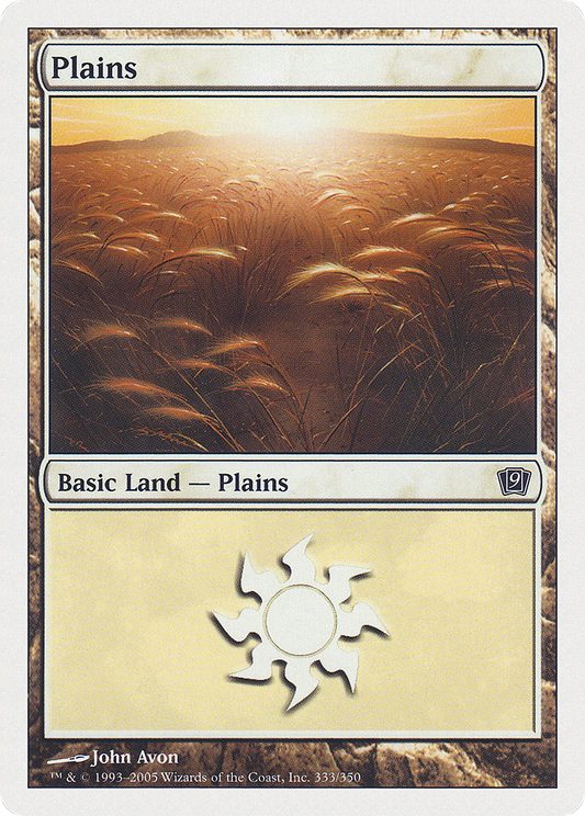 Plains (333) (9ED-333★) (Foil)