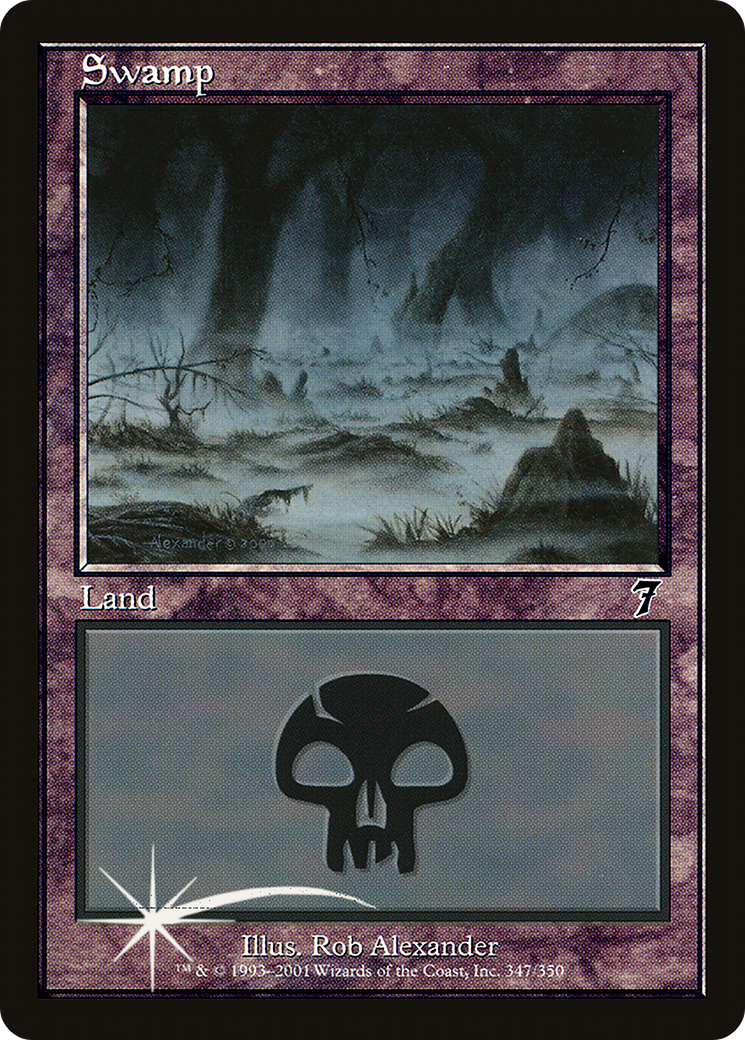 Swamp (7ED-347★) (Foil)