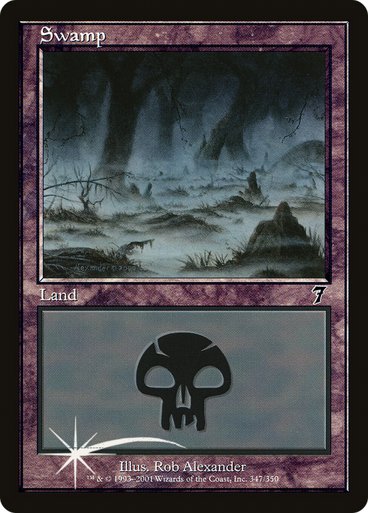 Swamp (7ED-347★) (Foil)